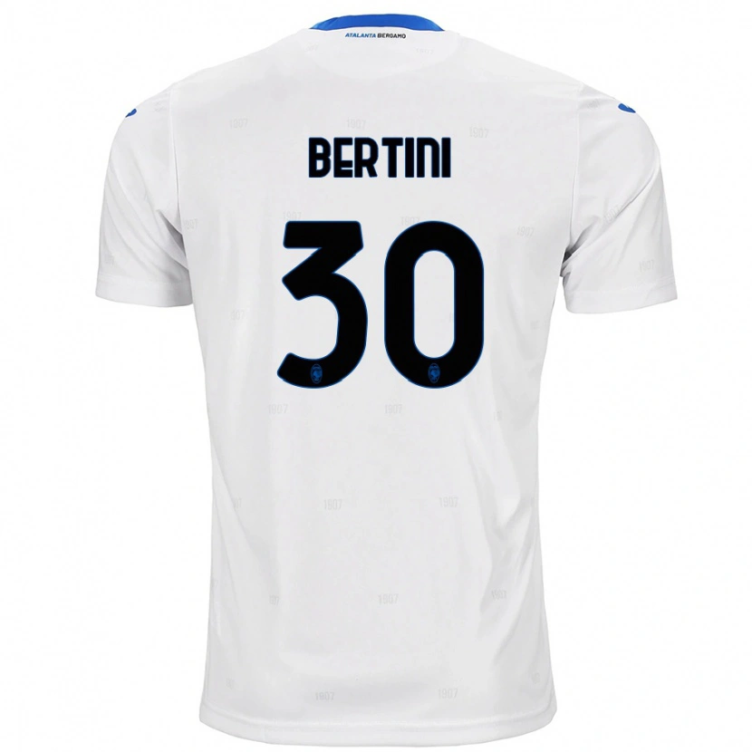 Danxen Men Tommaso Bertini #30 White Away Jersey 2024/25 T-Shirt