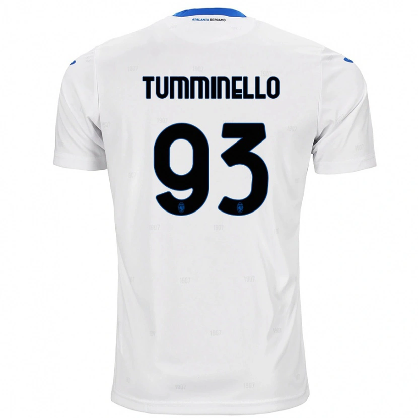 Danxen Men Marco Tumminello #93 White Away Jersey 2024/25 T-Shirt