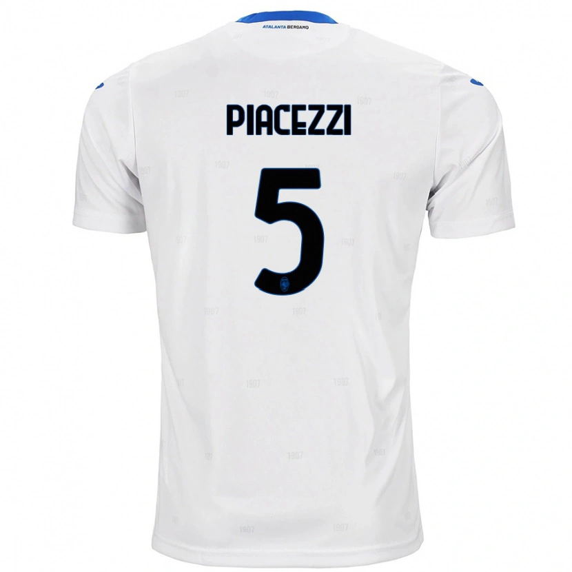 Danxen Men Eleonora Piacezzi #5 White Away Jersey 2024/25 T-Shirt