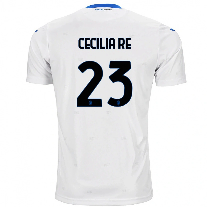 Danxen Men Cecilia Re #23 White Away Jersey 2024/25 T-Shirt