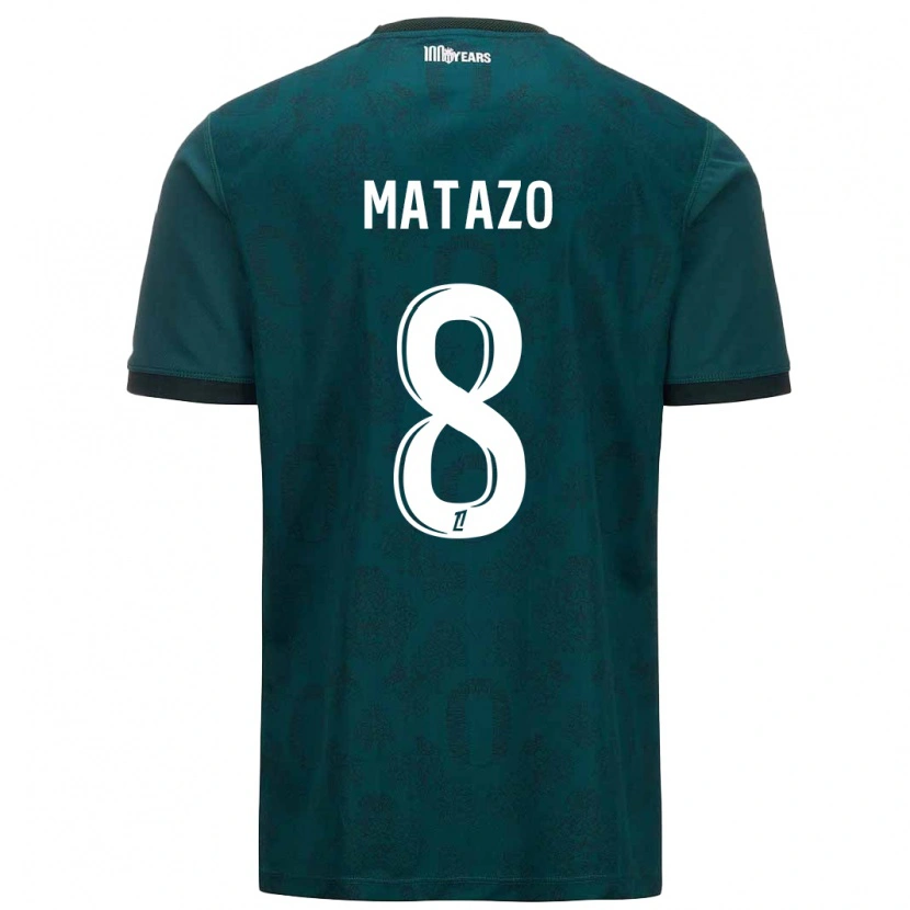 Danxen Men Eliot Matazo #8 Dark Green Away Jersey 2024/25 T-Shirt