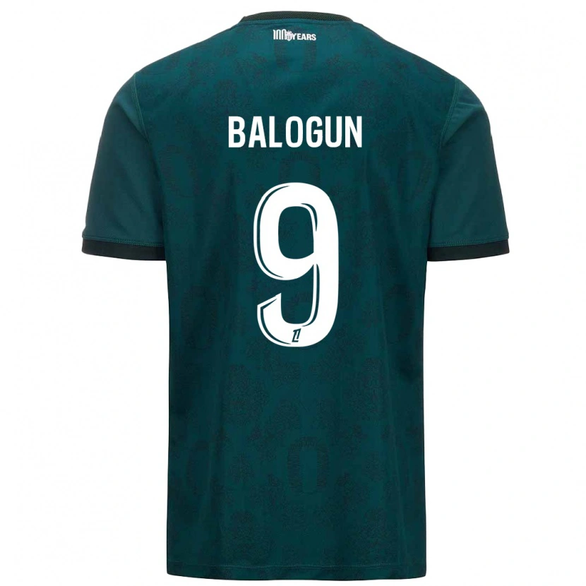 Danxen Men Folarin Balogun #9 Dark Green Away Jersey 2024/25 T-Shirt