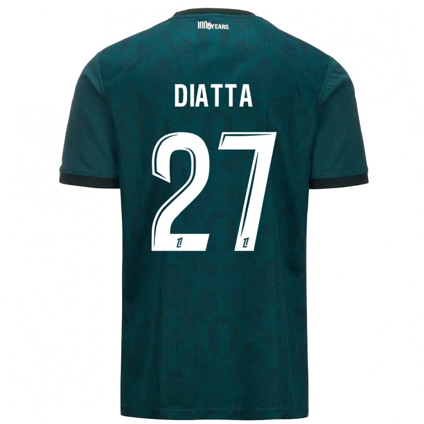 Danxen Men Krépin Diatta #27 Dark Green Away Jersey 2024/25 T-Shirt