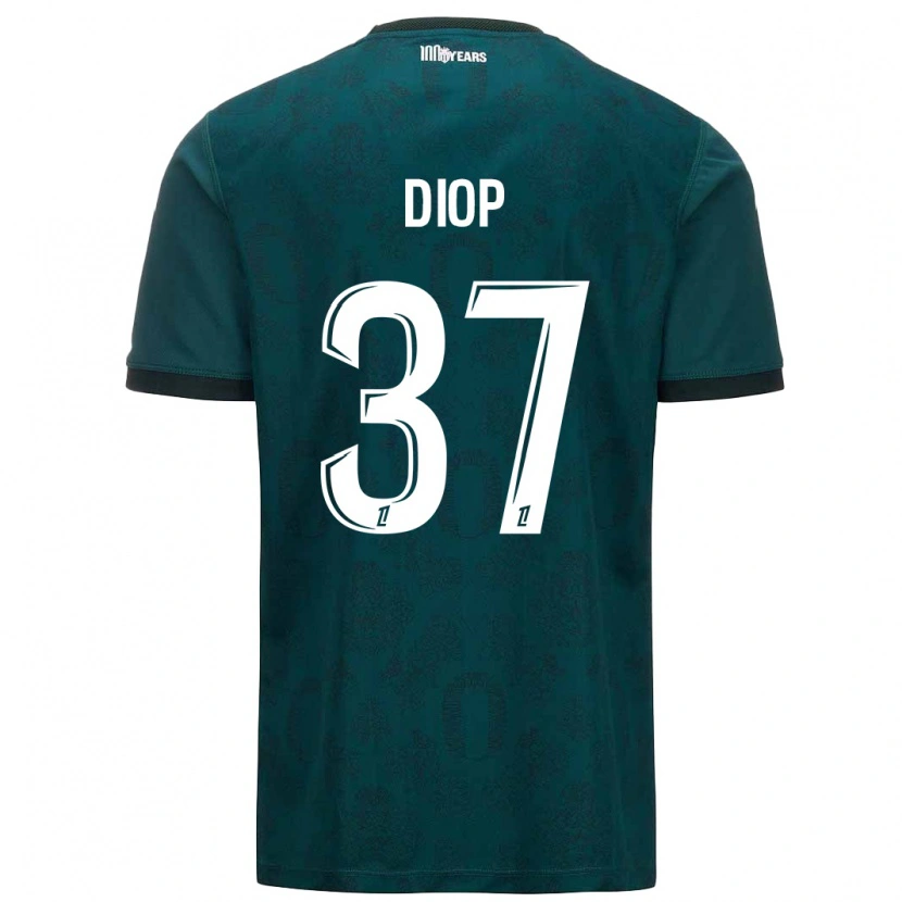 Danxen Men Edan Diop #37 Dark Green Away Jersey 2024/25 T-Shirt