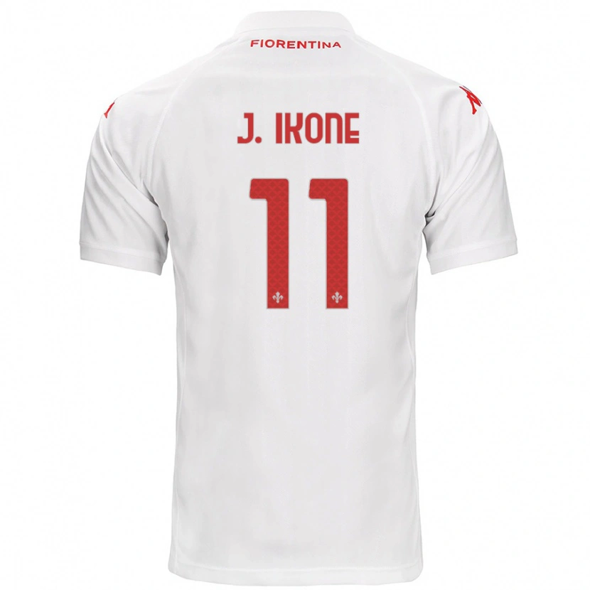 Danxen Men Jonathan Ikoné #11 White Away Jersey 2024/25 T-Shirt