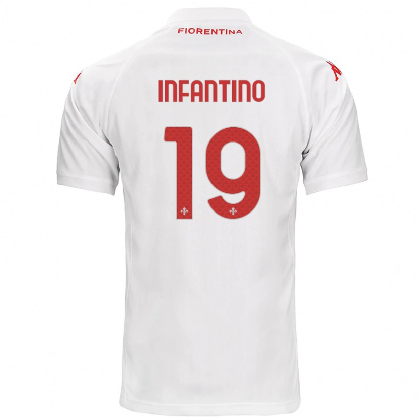 Danxen Men Gino Infantino #19 White Away Jersey 2024/25 T-Shirt