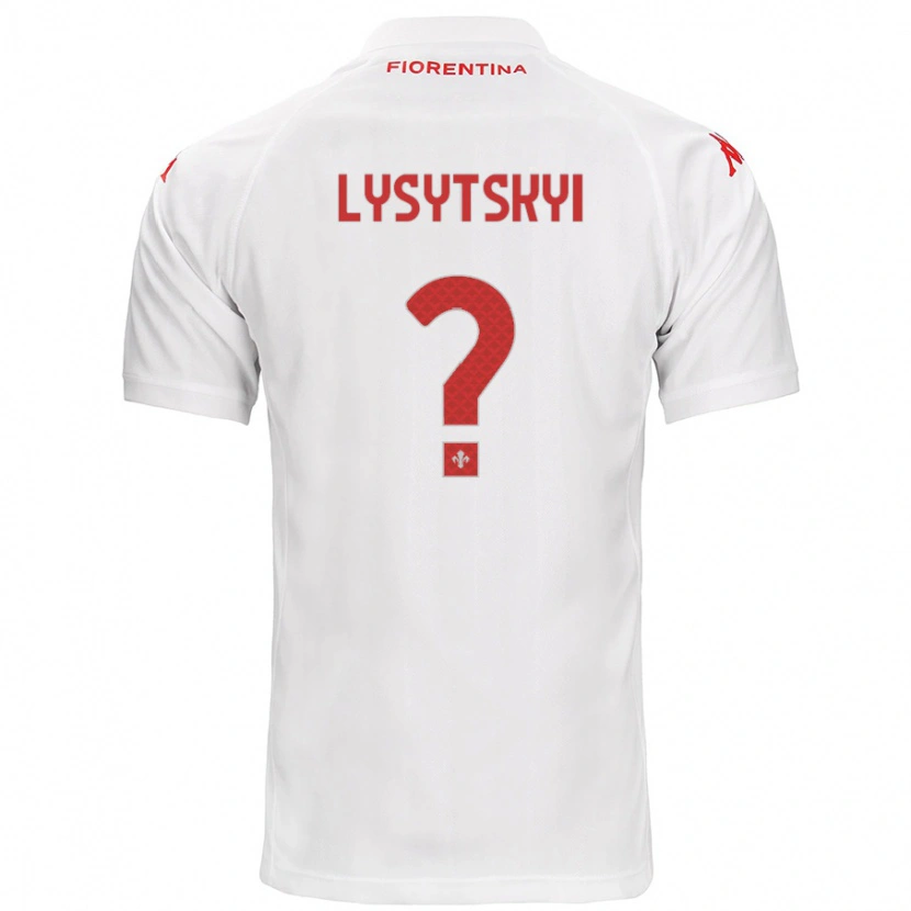 Danxen Men Andriy Lysytskyi #0 White Away Jersey 2024/25 T-Shirt