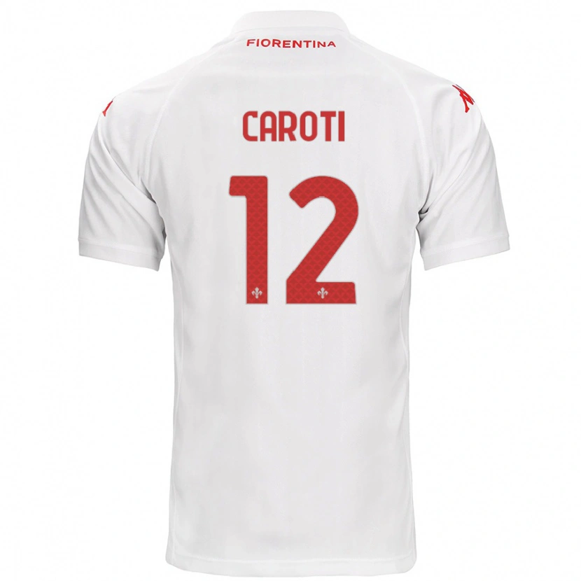 Danxen Men Filippo Caroti #12 White Away Jersey 2024/25 T-Shirt