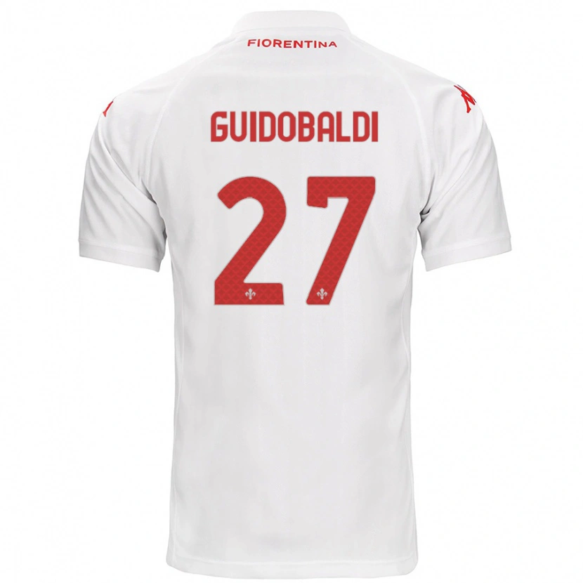 Danxen Men Filippo Guidobaldi #27 White Away Jersey 2024/25 T-Shirt