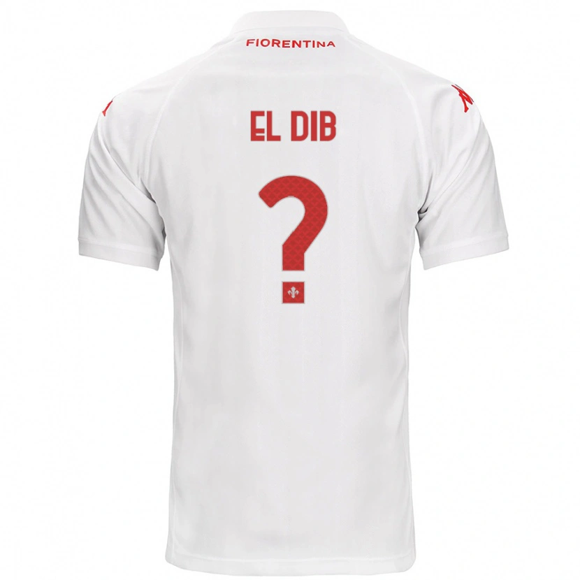 Danxen Men Karim El Dib #0 White Away Jersey 2024/25 T-Shirt