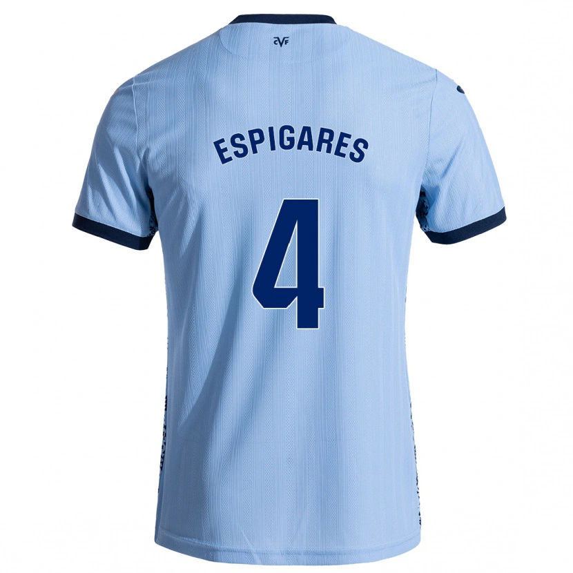 Danxen Men Antonio Espigares #4 Sky Blue Away Jersey 2024/25 T-Shirt