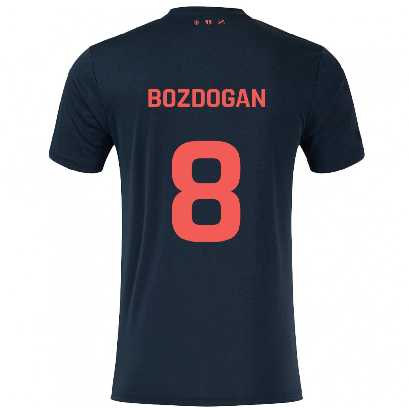 Danxen Men Can Bozdogan #8 Black Red Away Jersey 2024/25 T-Shirt