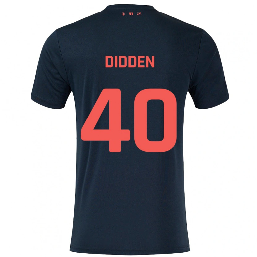 Danxen Men Matisse Didden #40 Black Red Away Jersey 2024/25 T-Shirt