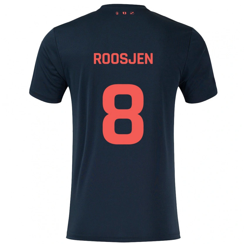 Danxen Men Judith Roosjen #8 Black Red Away Jersey 2024/25 T-Shirt