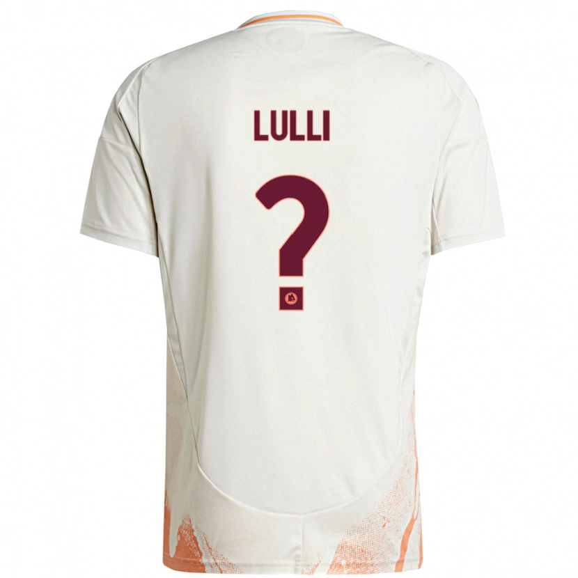 Danxen Men Emanuele Lulli #0 Cream White Orange Away Jersey 2024/25 T-Shirt