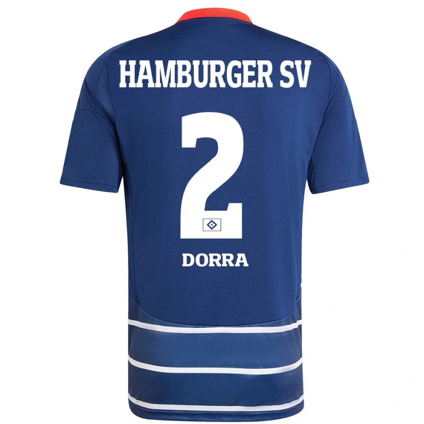 Danxen Men Raphael Dorra #2 Dark Blue Away Jersey 2024/25 T-Shirt