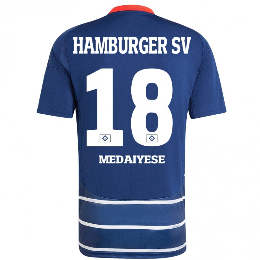 Danxen Men Olamide Medaiyese #18 Dark Blue Away Jersey 2024/25 T-Shirt