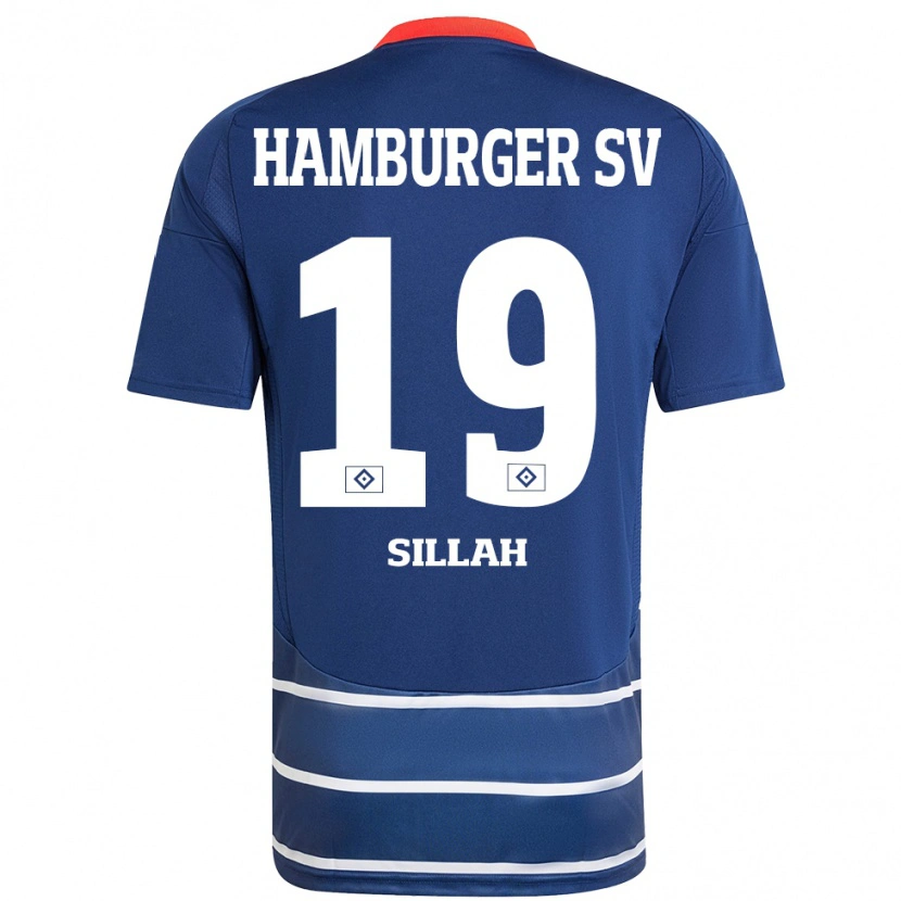 Danxen Men Omar Sillah #19 Dark Blue Away Jersey 2024/25 T-Shirt