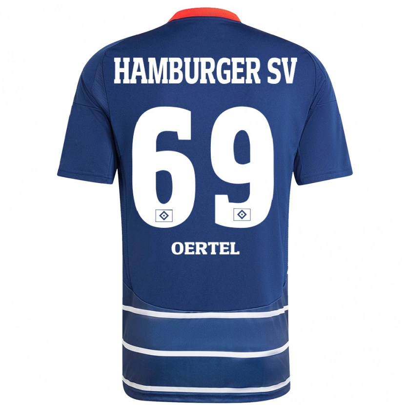 Danxen Men Jan Oertel #69 Dark Blue Away Jersey 2024/25 T-Shirt