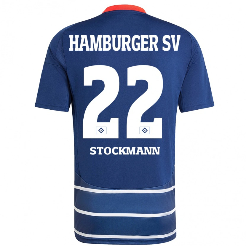 Danxen Men Sarah Stöckmann #22 Dark Blue Away Jersey 2024/25 T-Shirt