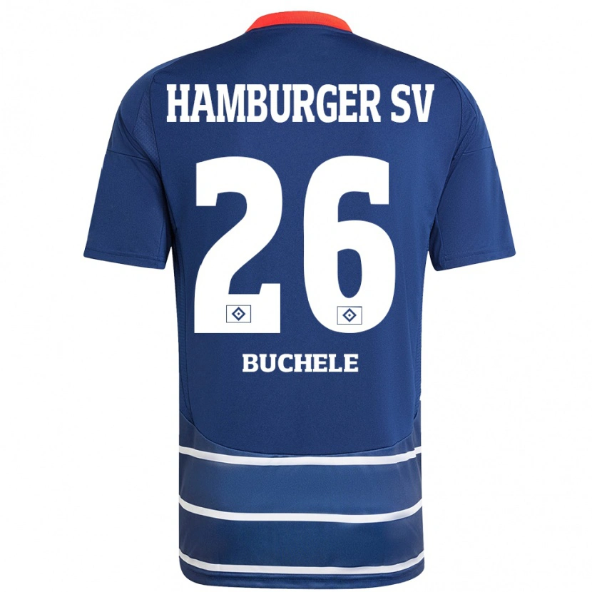 Danxen Men Mia Büchele #26 Dark Blue Away Jersey 2024/25 T-Shirt