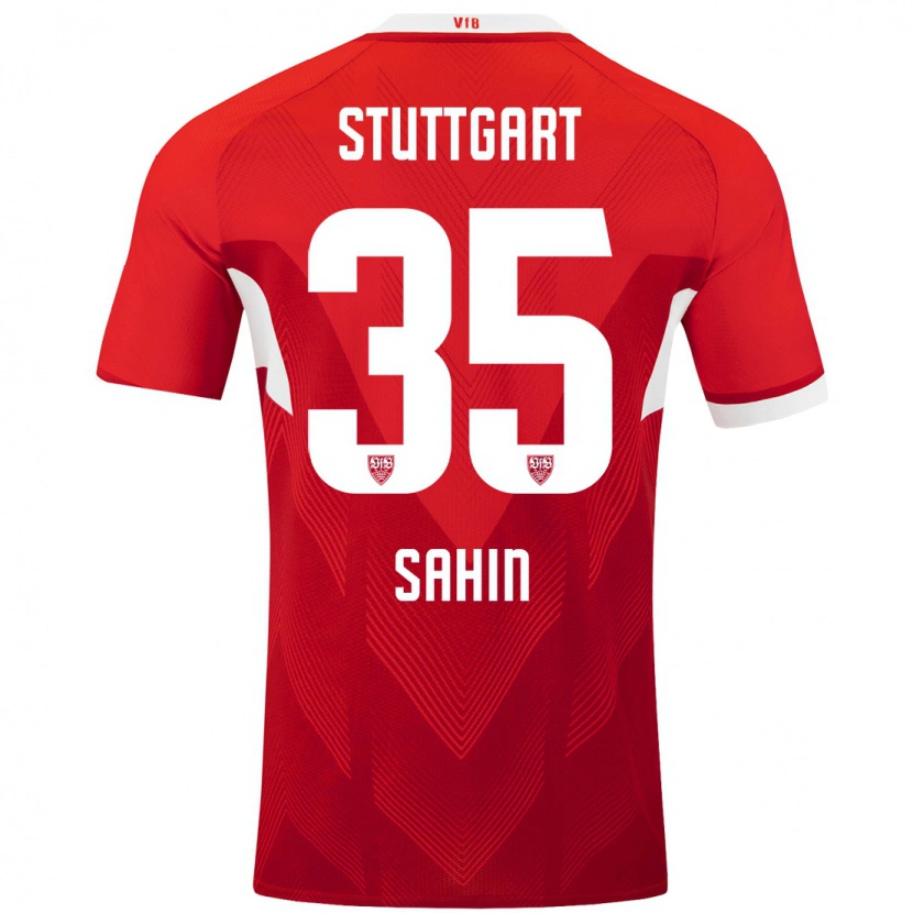 Danxen Men Mehmet Sahin #35 Red White Away Jersey 2024/25 T-Shirt