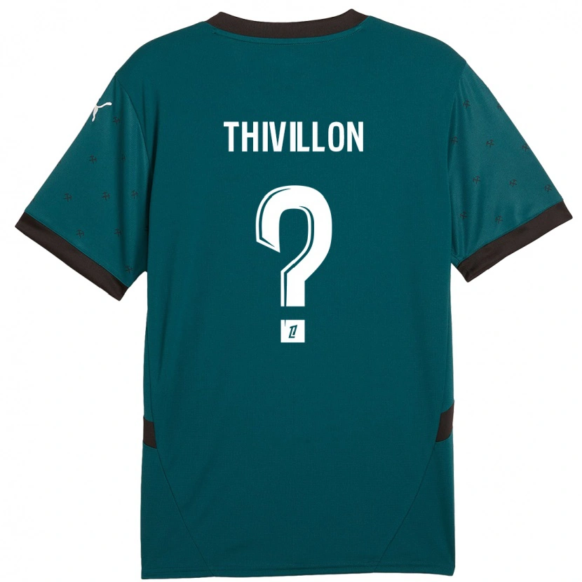 Danxen Men Lina Thivillon #0 Dark Green Away Jersey 2024/25 T-Shirt