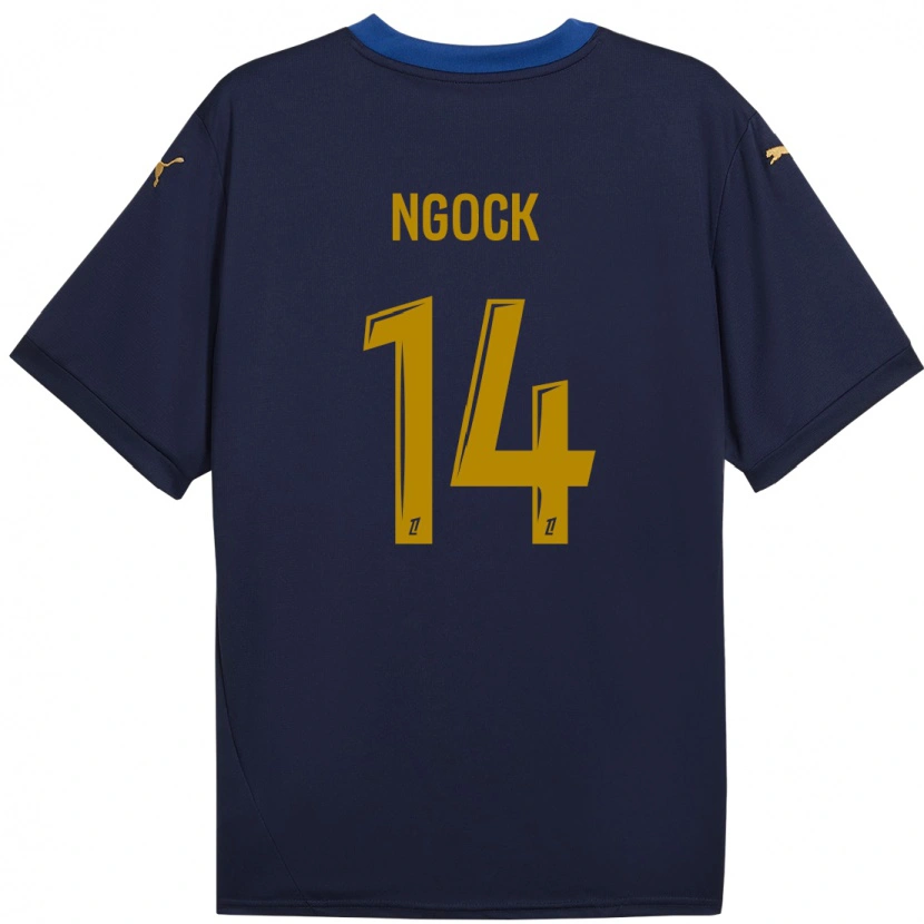 Danxen Men Monique Ngock #14 Navy Gold Away Jersey 2024/25 T-Shirt