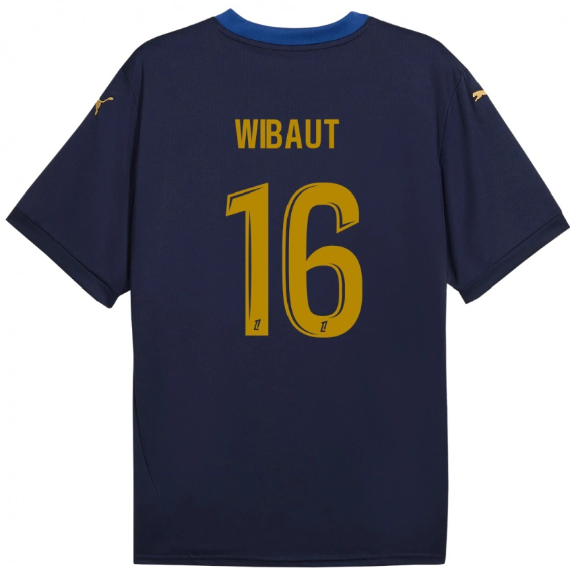 Danxen Men Clara Wibaut #16 Navy Gold Away Jersey 2024/25 T-Shirt