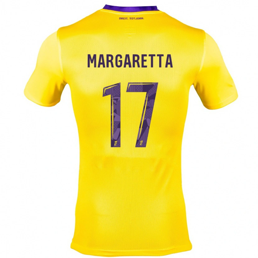 Danxen Men Jessica Margaretta #17 Yellow Purple Away Jersey 2024/25 T-Shirt