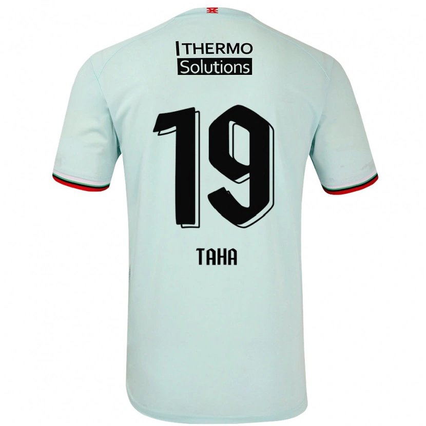 Danxen Men Younes Taha #19 Light Green Away Jersey 2024/25 T-Shirt