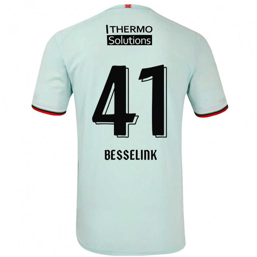 Danxen Men Gijs Besselink #41 Light Green Away Jersey 2024/25 T-Shirt