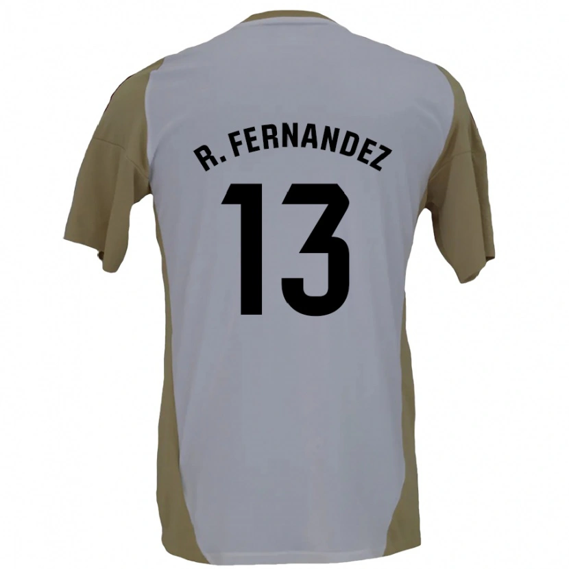 Danxen Men Raúl Fernández #13 Brown White Away Jersey 2024/25 T-Shirt