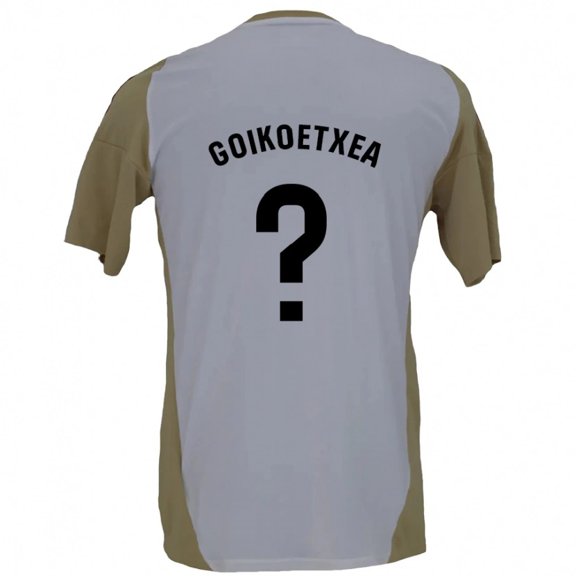 Danxen Men Imanol Goikoetxea #0 Brown White Away Jersey 2024/25 T-Shirt