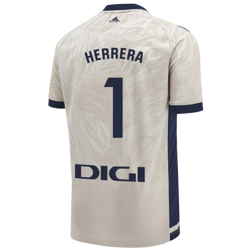 Danxen Men Sergio Herrera #1 Light Gray Away Jersey 2024/25 T-Shirt