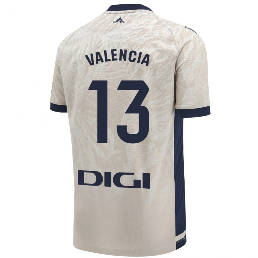 Danxen Men Pablo Valencia #13 Light Gray Away Jersey 2024/25 T-Shirt