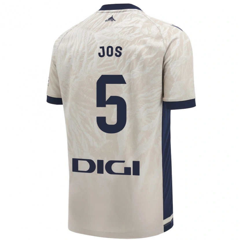 Danxen Men Josune Urdaniz Maurin #5 Light Gray Away Jersey 2024/25 T-Shirt