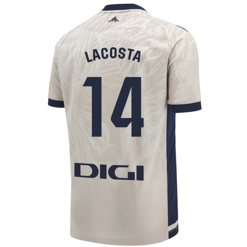 Danxen Men Iara Lacosta Sanchez #14 Light Gray Away Jersey 2024/25 T-Shirt