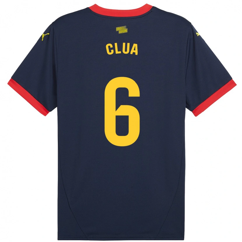 Danxen Men Silvi Clua #6 Navy Red Away Jersey 2024/25 T-Shirt