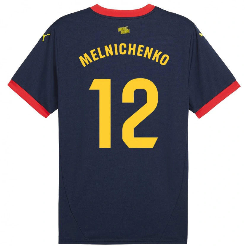 Danxen Men Dmytro Melnichenko #12 Navy Red Away Jersey 2024/25 T-Shirt