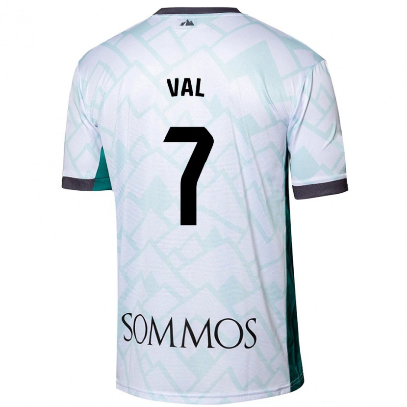 Danxen Men Rodri Val #7 White Green Away Jersey 2024/25 T-Shirt