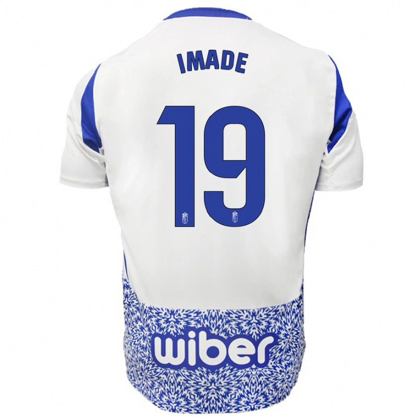 Danxen Men Edna Imade #19 White Blue Away Jersey 2024/25 T-Shirt