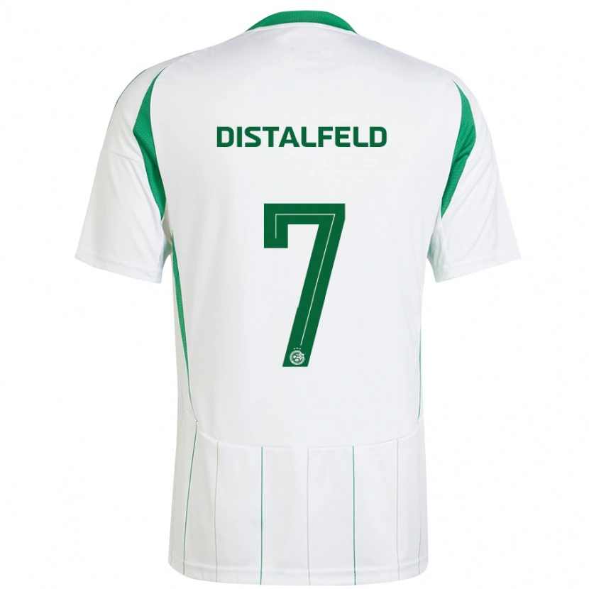 Danxen Men Yanai Distalfeld #7 White Green Away Jersey 2024/25 T-Shirt