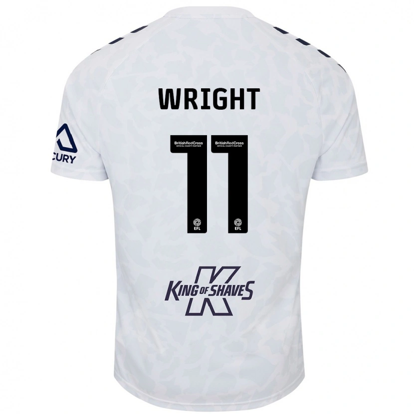 Danxen Men Haji Wright #11 White Away Jersey 2024/25 T-Shirt