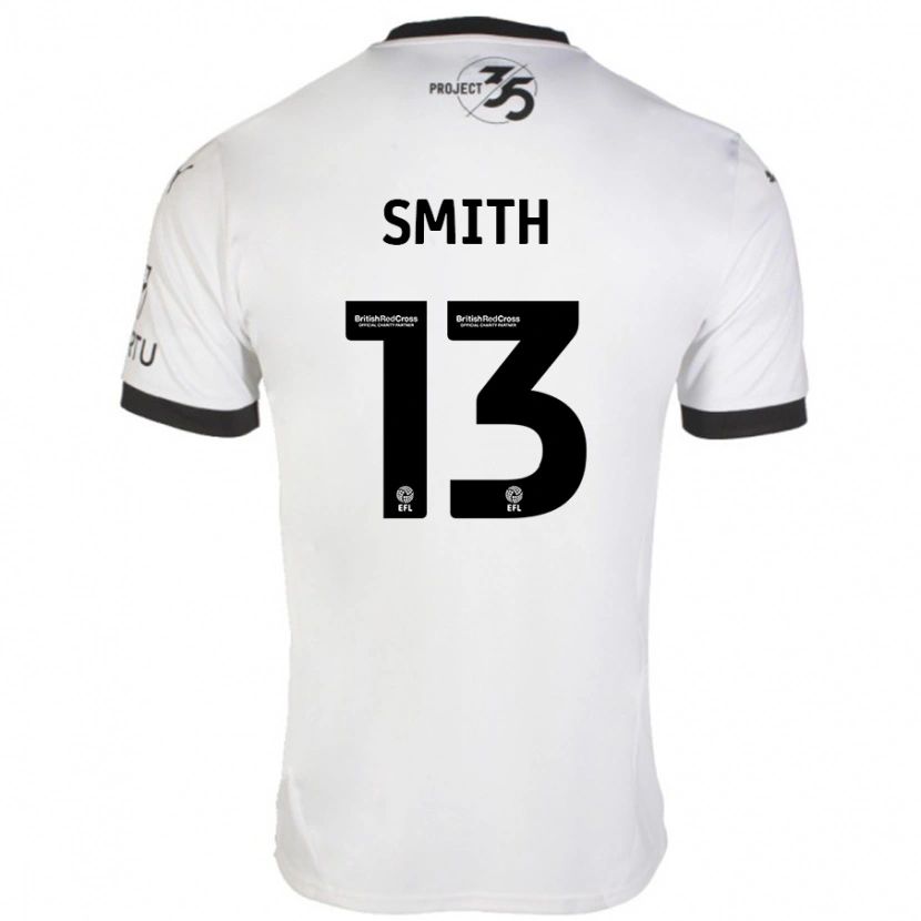 Danxen Men Grace Smith #13 White Black Away Jersey 2024/25 T-Shirt