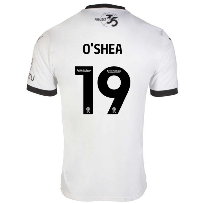 Danxen Men Erin O'shea #19 White Black Away Jersey 2024/25 T-Shirt