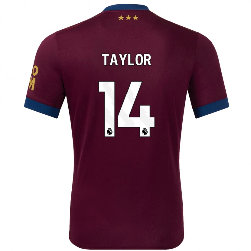 Danxen Men Jack Taylor #14 Brown Away Jersey 2024/25 T-Shirt