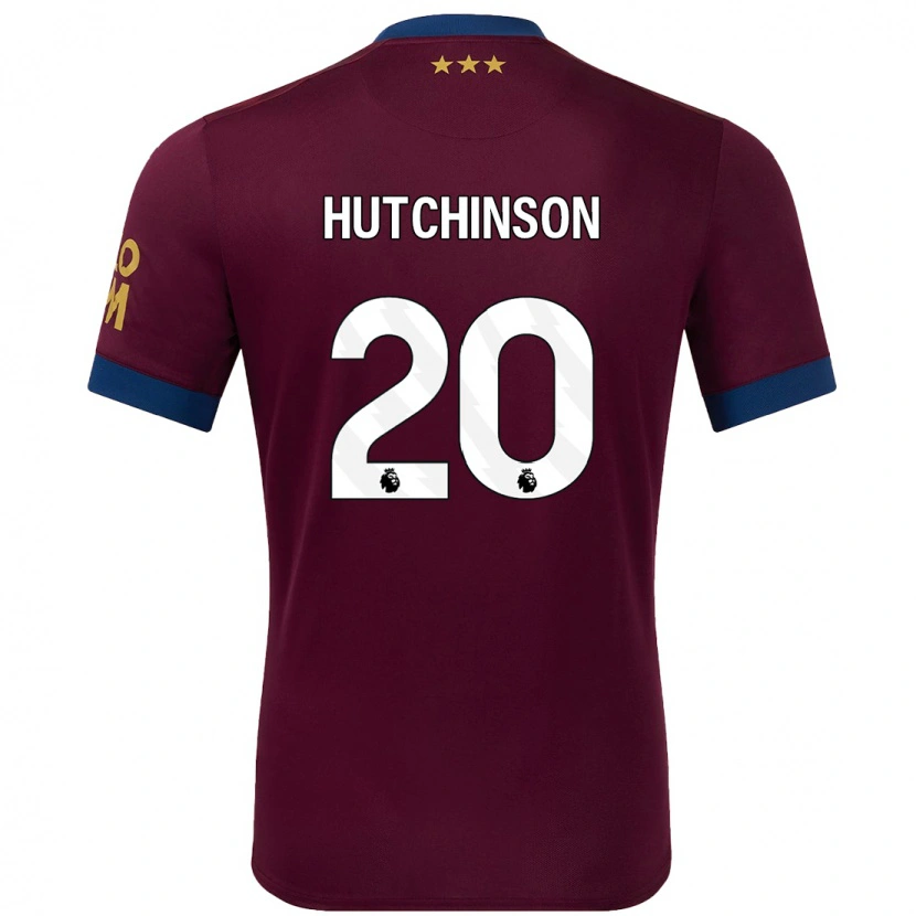 Danxen Men Omari Hutchinson #20 Brown Away Jersey 2024/25 T-Shirt