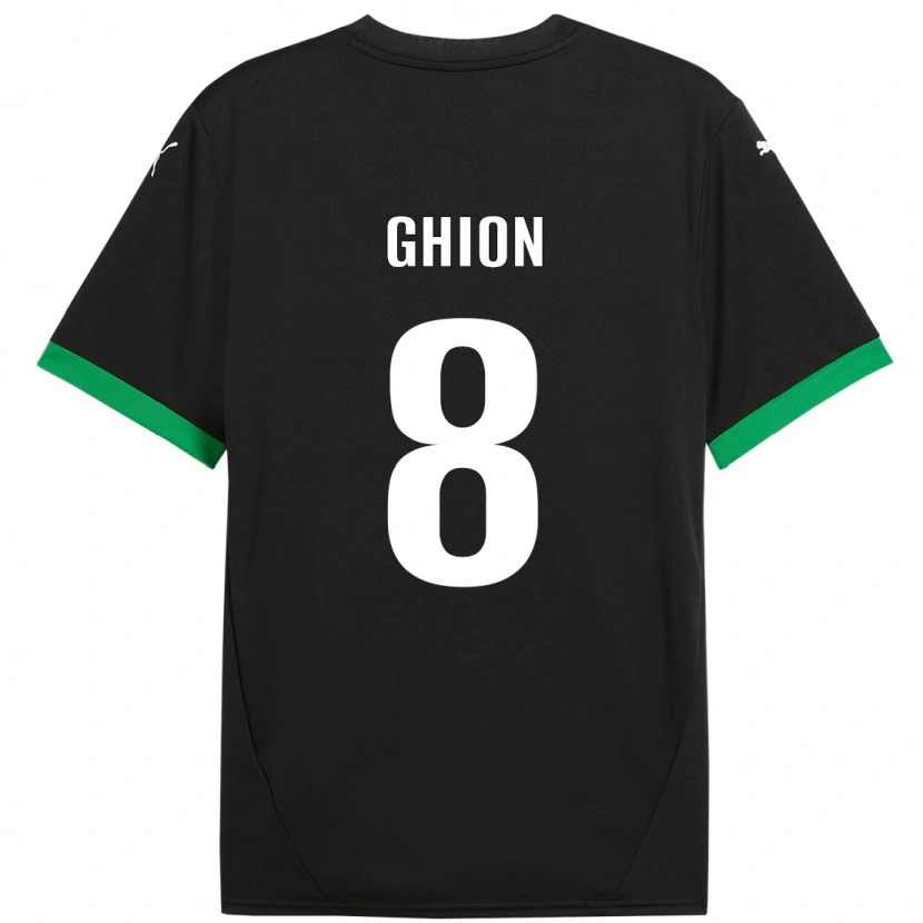 Danxen Women Andrea Ghion #8 Black Dark Green Home Jersey 2024/25 T-Shirt