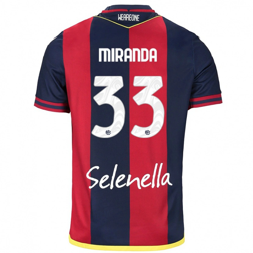 Danxen Women Juan Miranda #33 Red Royal Blue Home Jersey 2024/25 T-Shirt